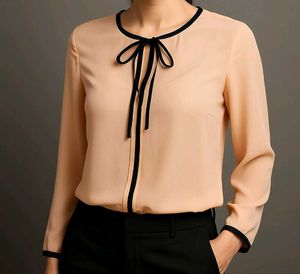 Elegant Bow Tie Blouse