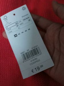 Pink Open Front Cardigan