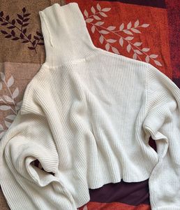 H&amp;m Turtleneck Cropped Jumper (Xs)