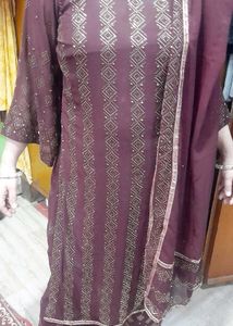 Elegant Maroon Ethnic suit