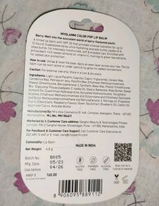 Myglamm Lip Balm