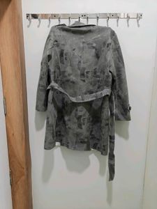 Stylish Patterned Trench Coat