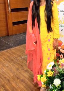 Yellow Kurta Set