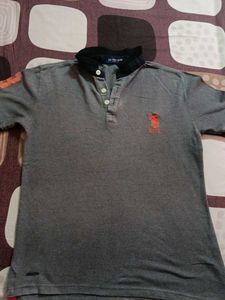 Men's Gray Polo