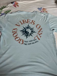 Oversized Sky Blue Tshirt