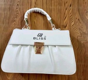 Bliss White Handbag