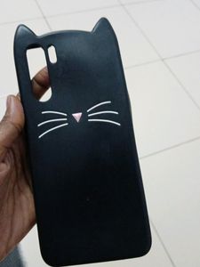 Oppo F15 Kitty Back Cover (Pack Of 2)