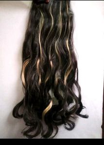 Hair Extension with Highlights