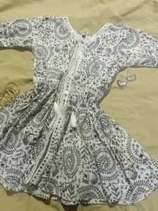 White Short Kurti