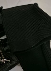 Chunky Goth Loafer With Socks Attached. On Sale