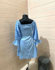 Shein Pintresty 🌸Blue Mini Dress