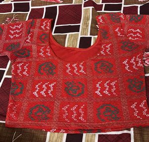 Bandhani Blouse Slip On