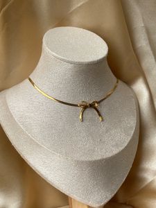 Bow Neckchain Anti-tarnish