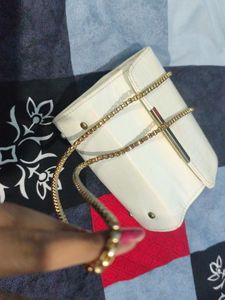White Sling Bag