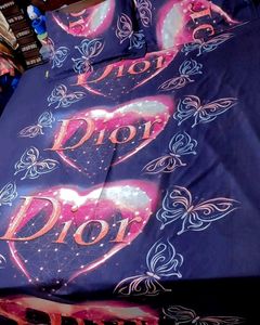 Purple 🟣DIOR Inspired King Size Bedding Set With