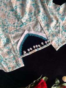 Floral Print Kurta