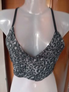 Animal Print Bra
