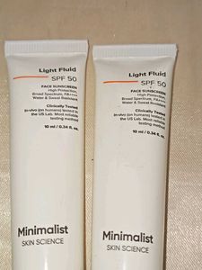 Minimalist Sunscreen SPF 50(Pack Of 2)