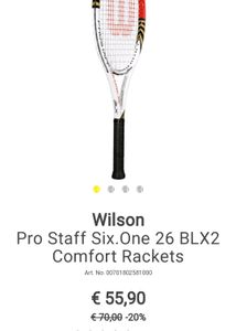 Wilson Federer 25 Inch Junior Tennis Racket