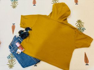 Summery Cropped Hoodie