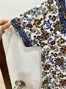 Floral Multicolor Kurta- M Size