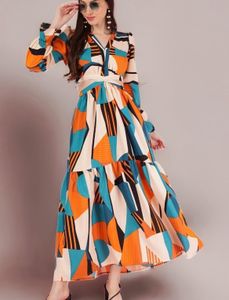 Flare Dress With Waist Cutout