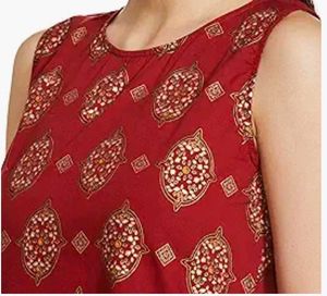 Myx Red Printed Dress