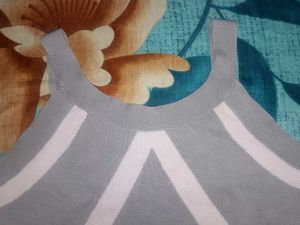 Gray Knit Tank Top cash only