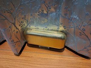 33) Metallic Gold Clutch