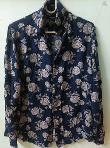 Floral Print Button-Down Shirt