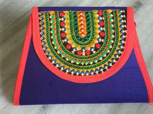 Embroidered Crossbody Bag