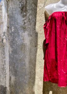 CUTE MAROON DRESS