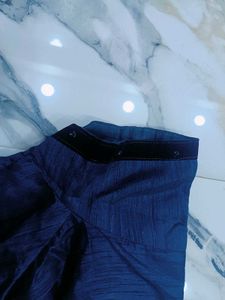 Stiched Blue Blouse