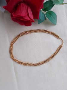 Gold-Tone Beaded Necklace