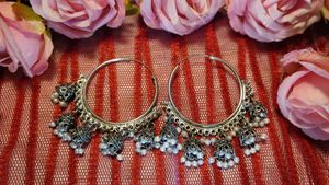 Hoop Jhumka Earrings
