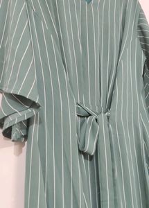 Women Midi Dress For Party Wear ( Olive Green 💚)