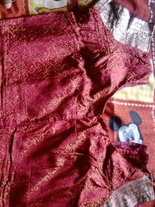New Banarasi Blouse No Damage No Old New Red New With Tag