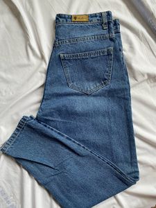 Women Mom Fit High Rise Jeans