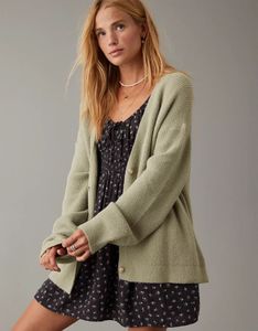 American eagle 🦅 Oversized Green Knit Cardigan
