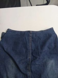 Denim Midi Skirt