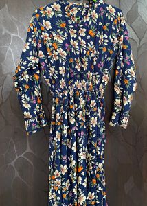 Floral printed gown