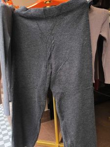 Gray Knit Pants