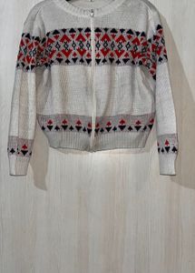 Vintage Patterned Cardigan