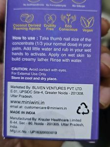Mini Wini India&#39;s 1st Body Wash Paste