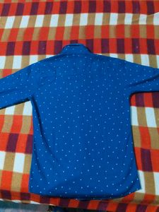 Stylish Blue Patterned Shirt