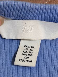 H&M Ribbed Top - XL
