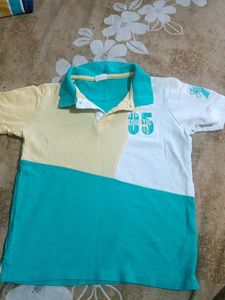 Kids' Color Block Polo Shirt