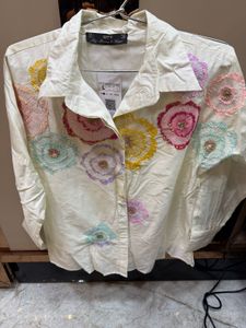 Floral Embroidered Shirt