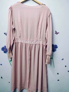 Blush Pink Lace Dress