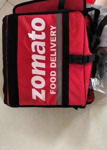 Zomato Full Set Tshirt With Bag